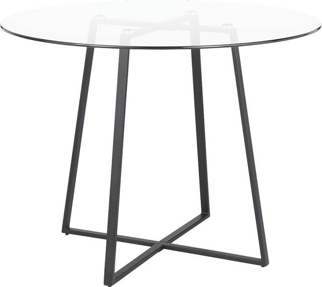 Ovalla Black Dining Table - Thumbnail - Image 1