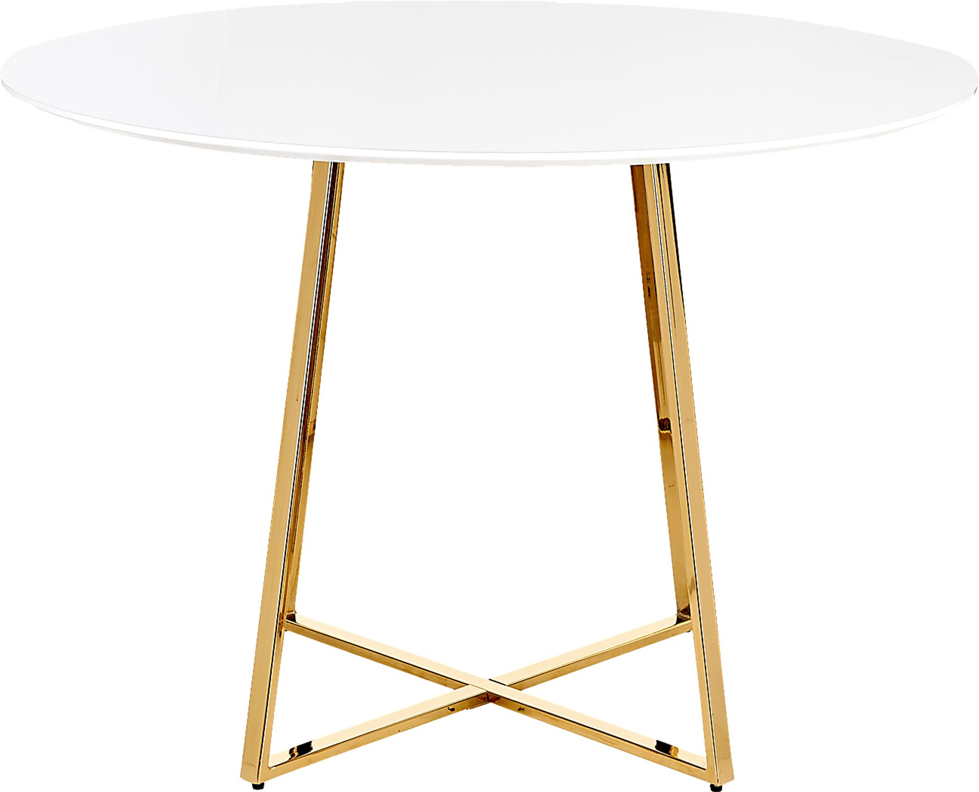 Ovalla I White Dining Table - Image 4