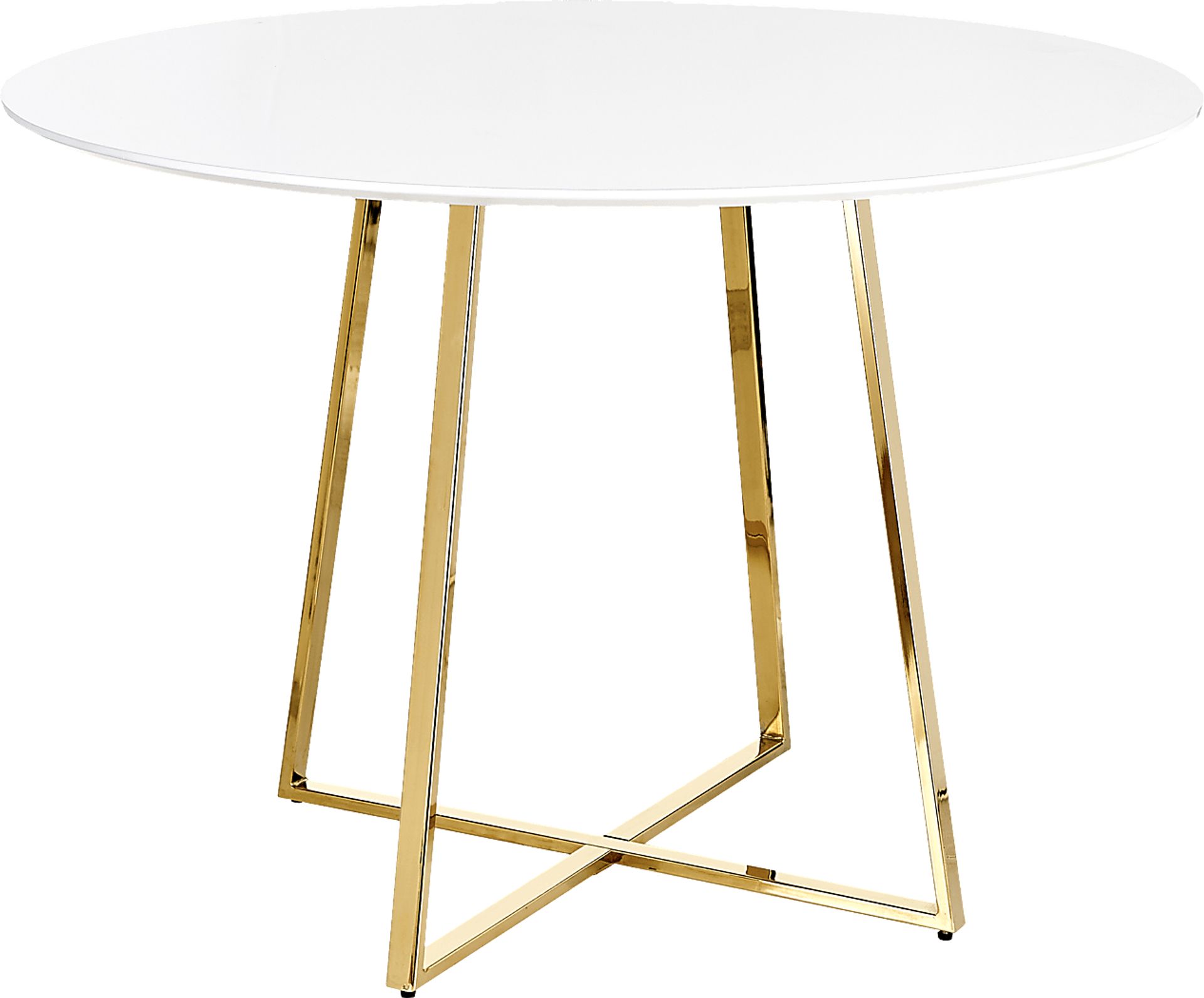 Ovalla I White Dining Table - Image 1