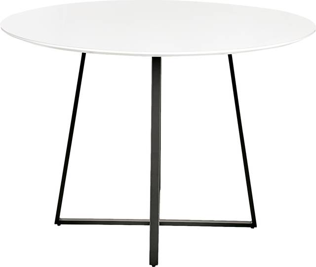 Ovalla II White Dining Table - Thumbnail - Image 2