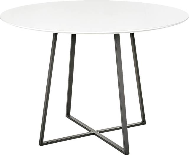 Ovalla II White Dining Table - Thumbnail - Image 3