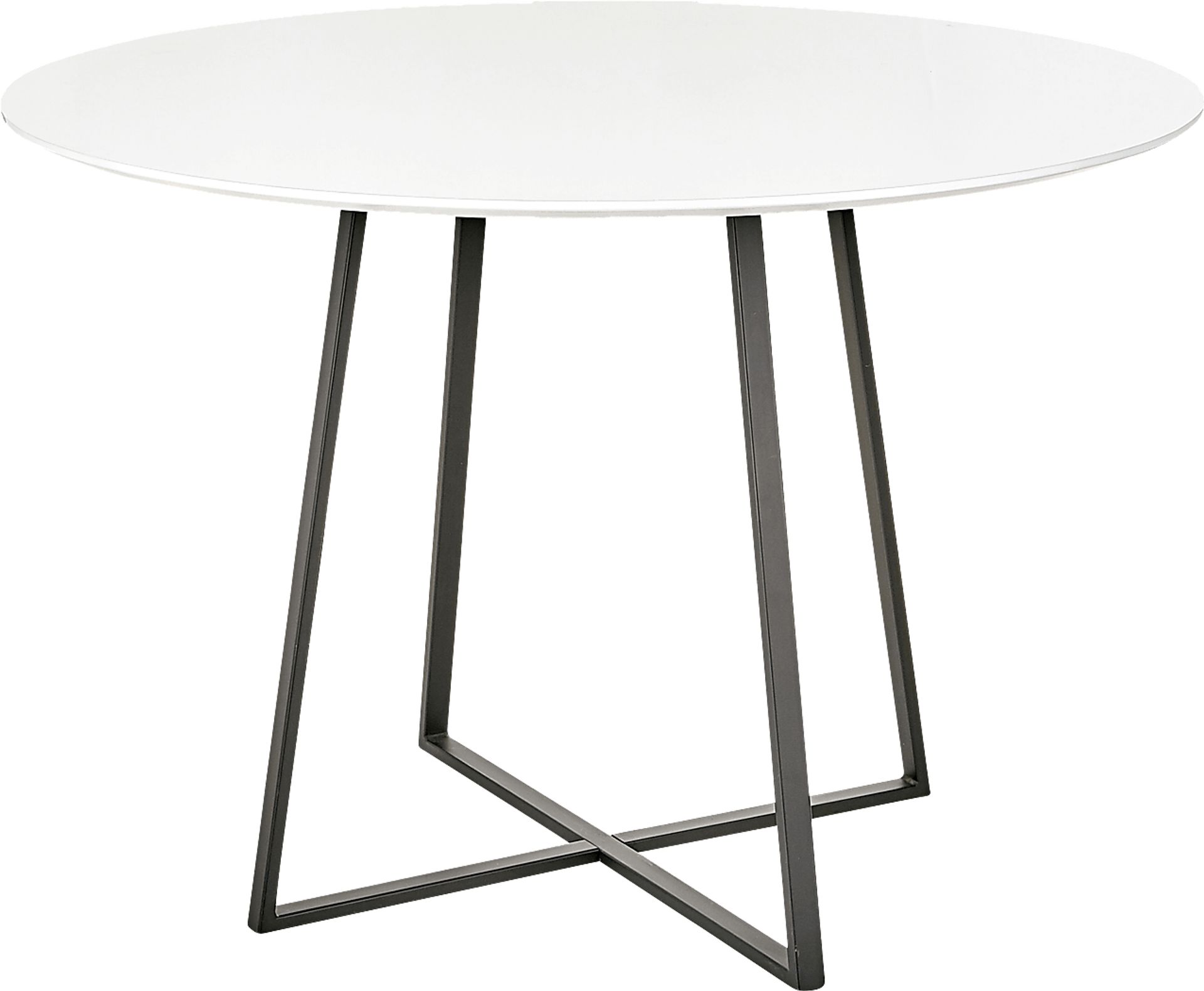 Ovalla II White Dining Table - Image 3