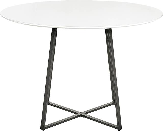 Ovalla II White Dining Table - Thumbnail - Image 4