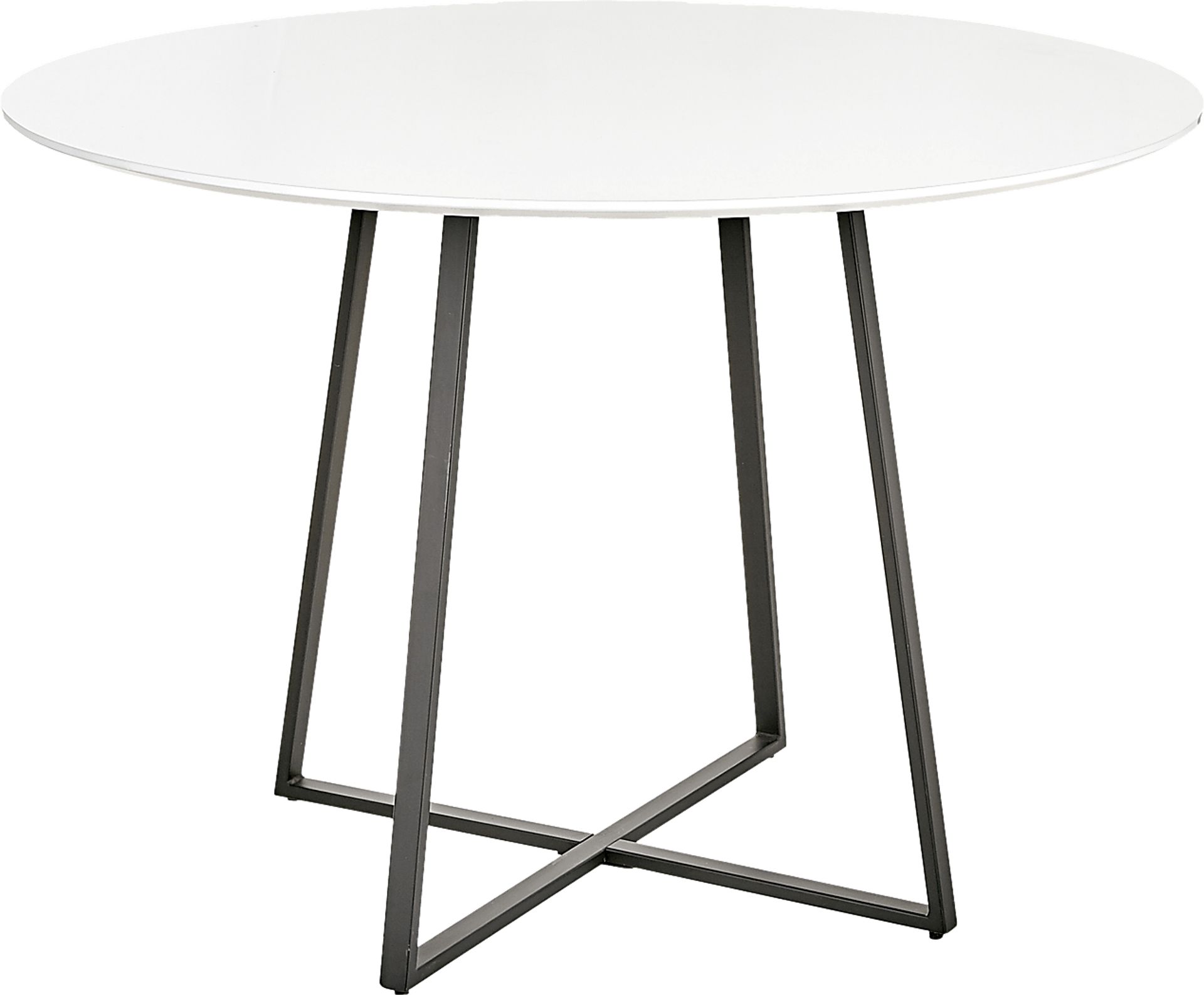 Ovalla II White Dining Table - Image 1