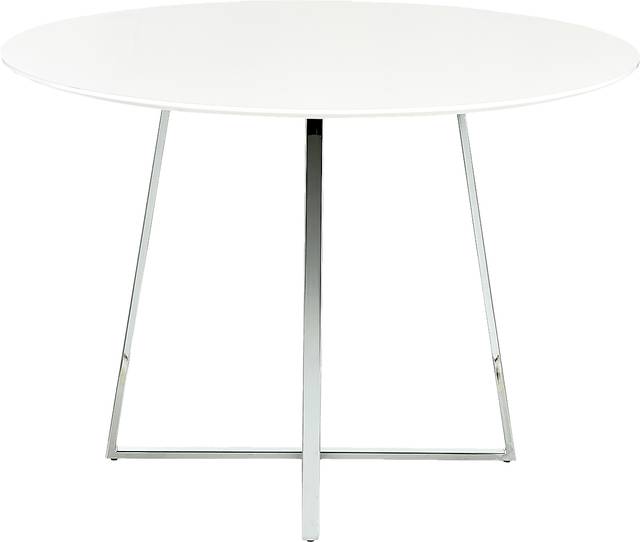 Ovalla III White Dining Table - Thumbnail - Image 2
