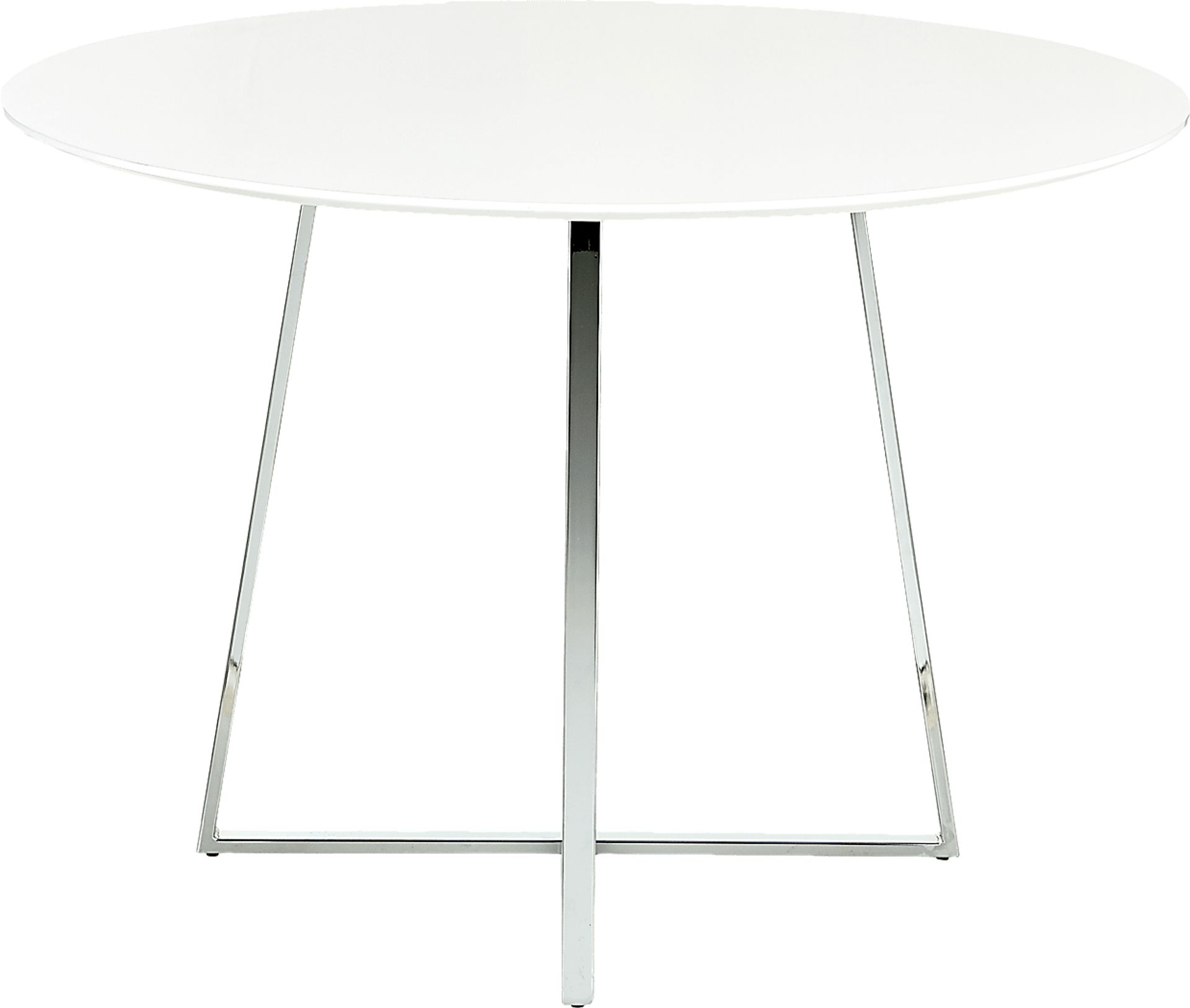Ovalla III White Dining Table - Image 2