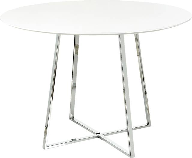 Ovalla III White Dining Table - Thumbnail - Image 3
