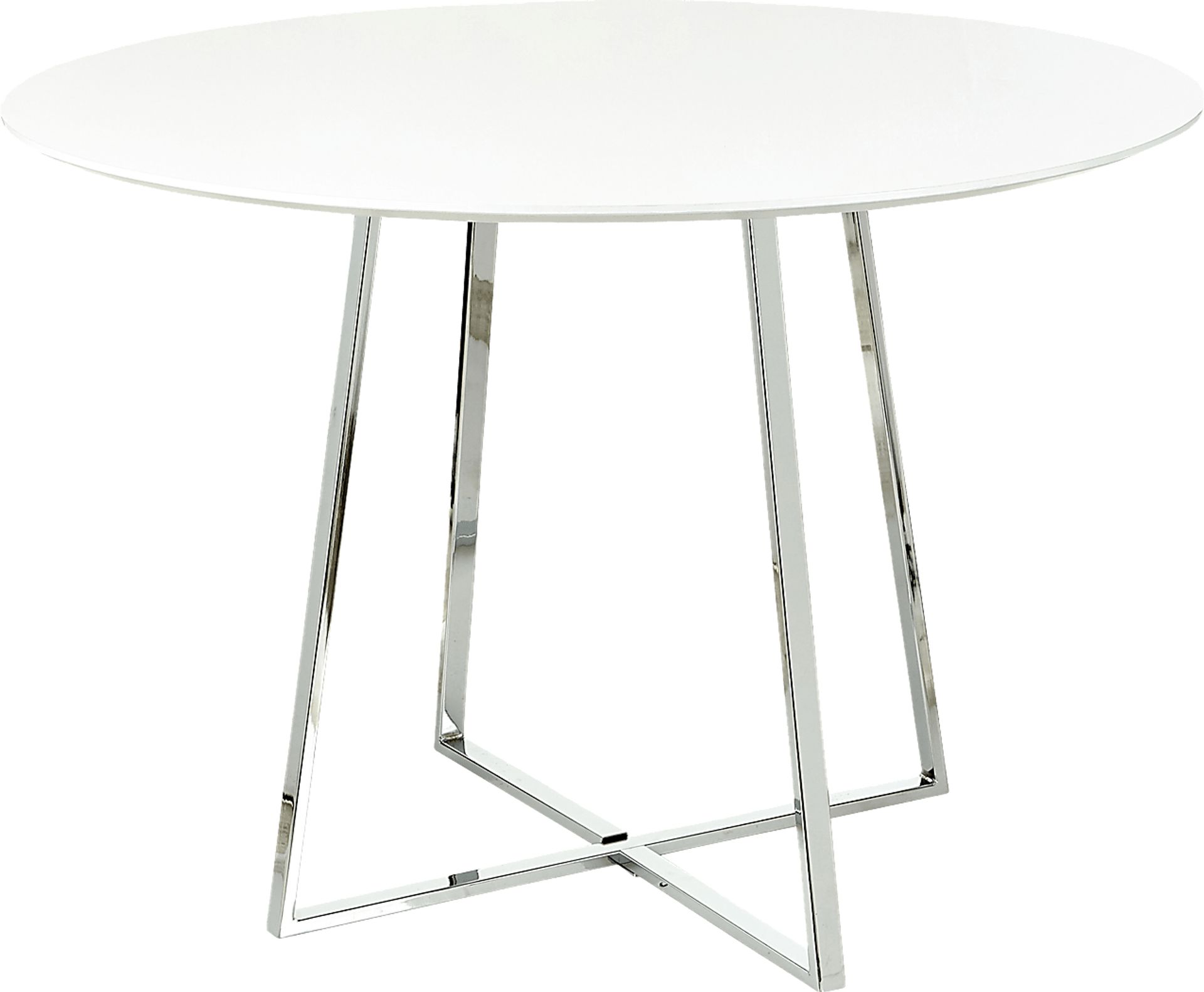 Ovalla III White Dining Table - Image 3
