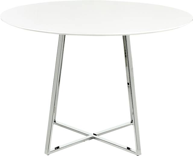 Ovalla III White Dining Table - Thumbnail - Image 4