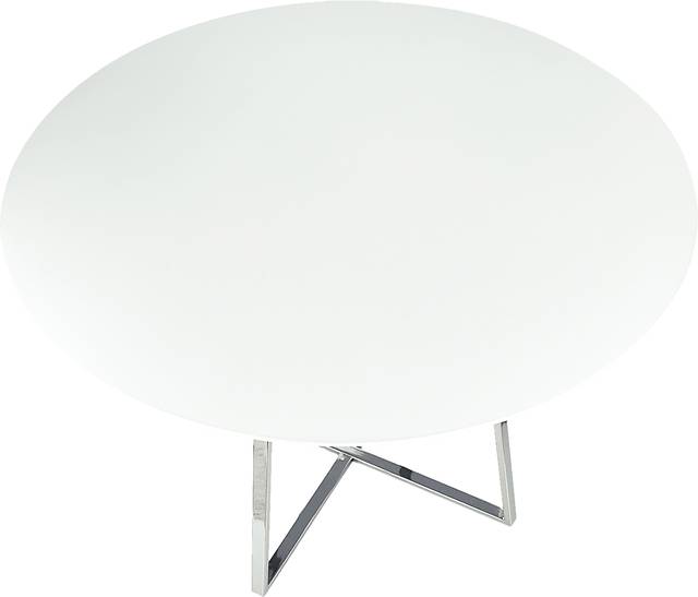 Ovalla III White Dining Table - Thumbnail - Image 5