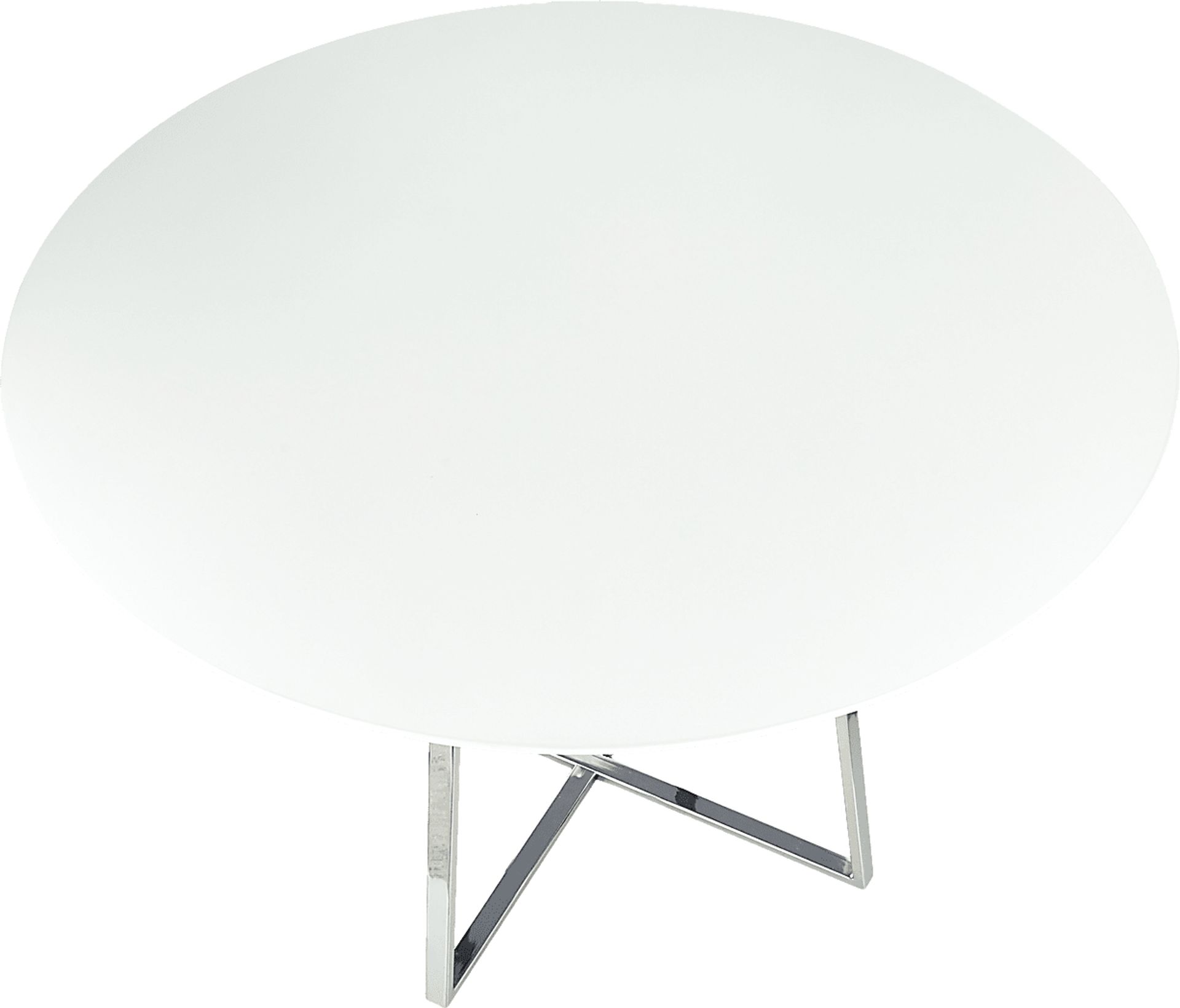 Ovalla III White Dining Table - Image 5