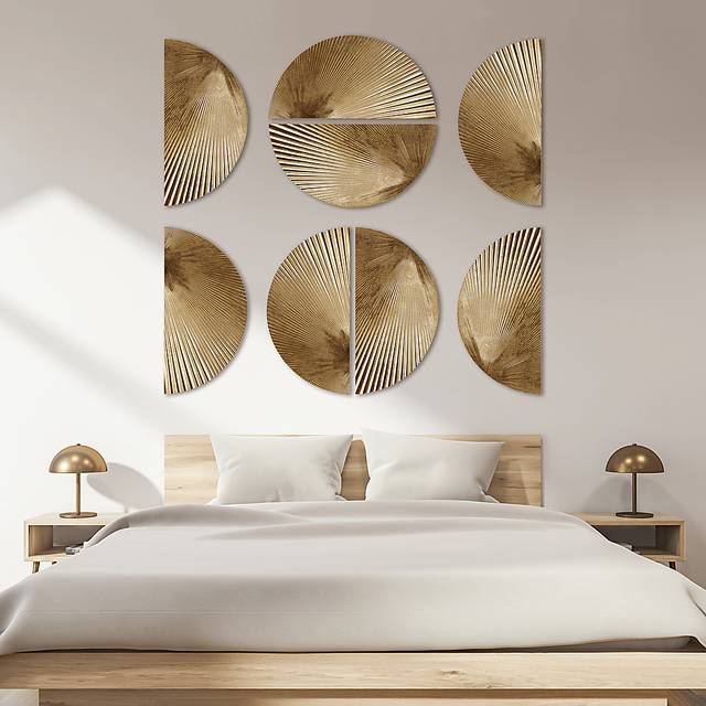 Ovalstreet Gold Wall Decor, Set of 2 - Thumbnail - Image 4
