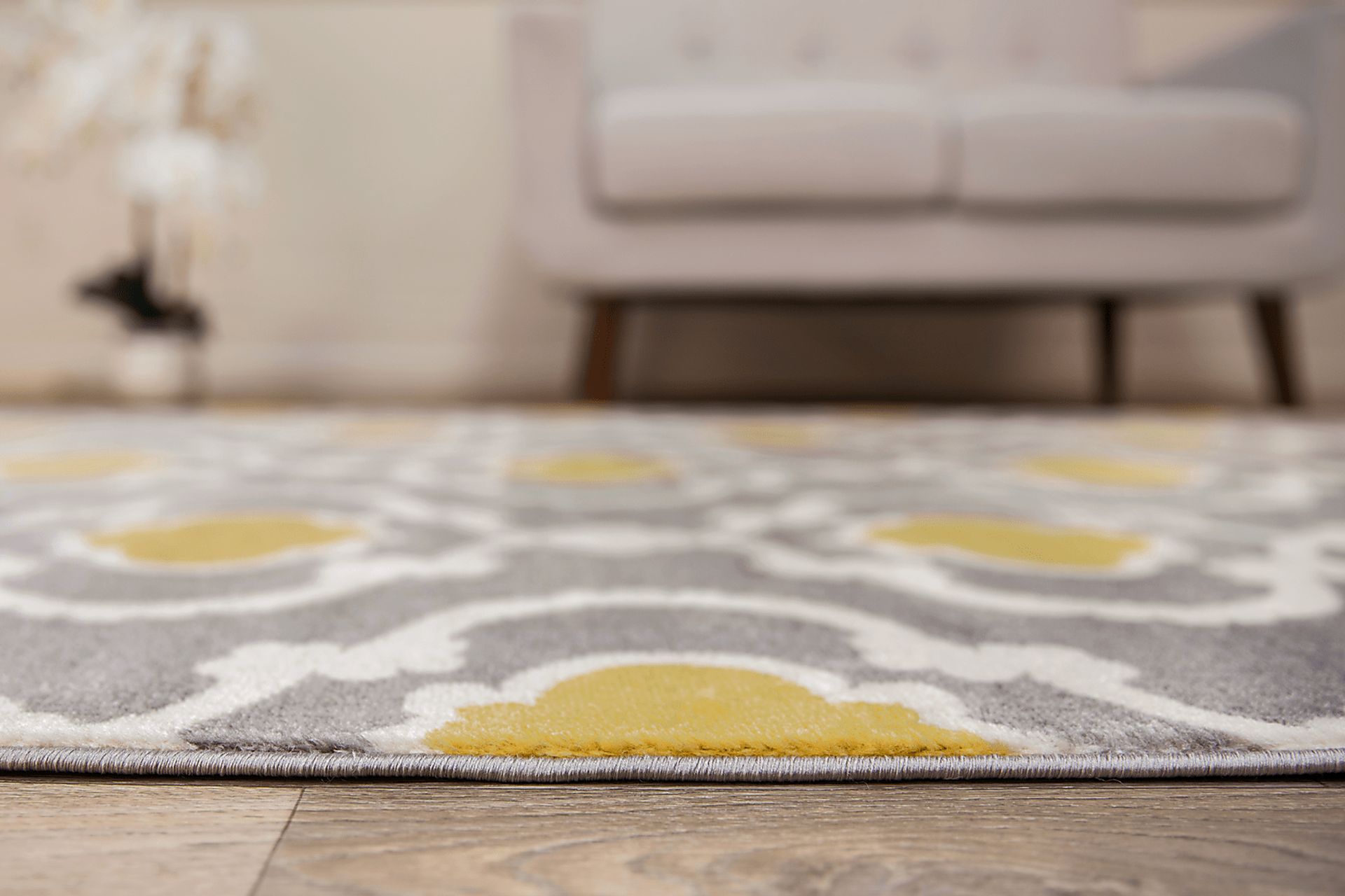 Ovellan Yellow 7'10 x 10'2 Rug - Image 6