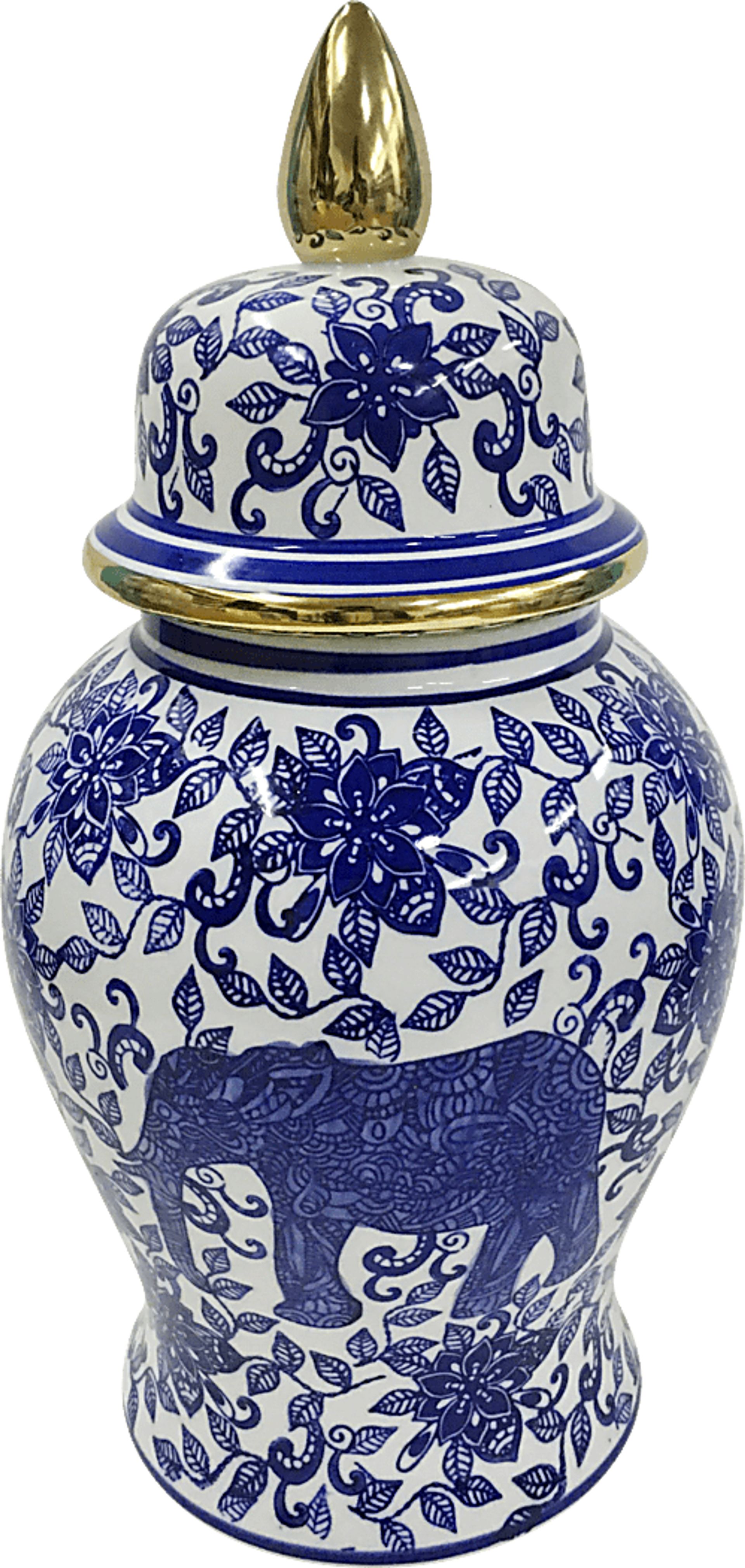 Overcross Blue Temple Jar - Image 1