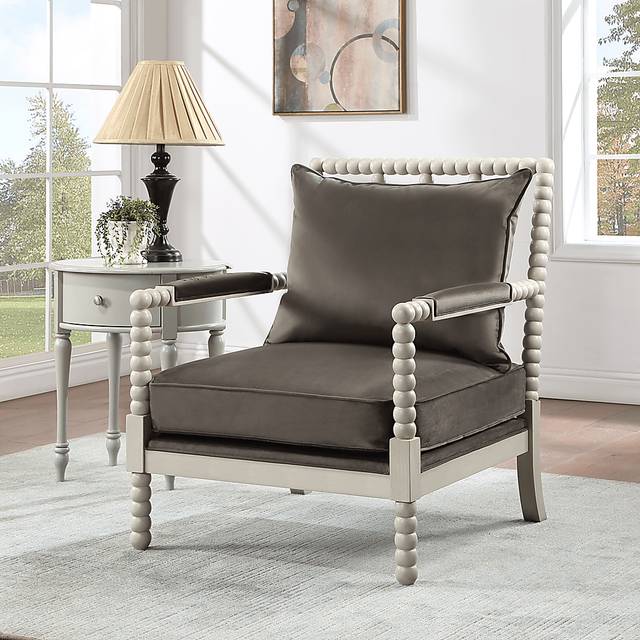 Overholser Brown Accent Chair - Thumbnail - Image 2