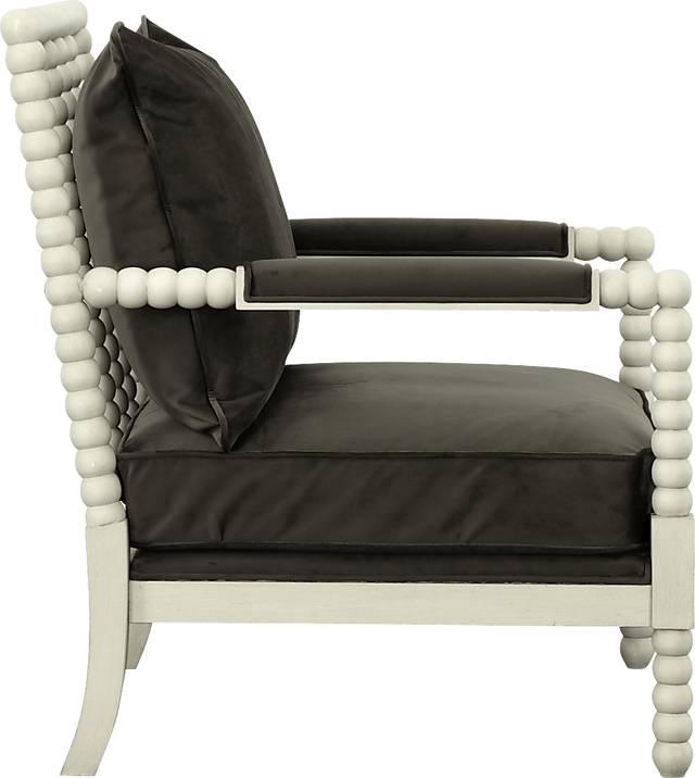 Overholser Brown Accent Chair - Thumbnail - Image 3