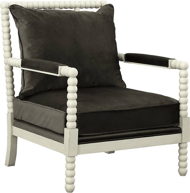 Overholser Brown Accent Chair - Thumbnail - Image 1