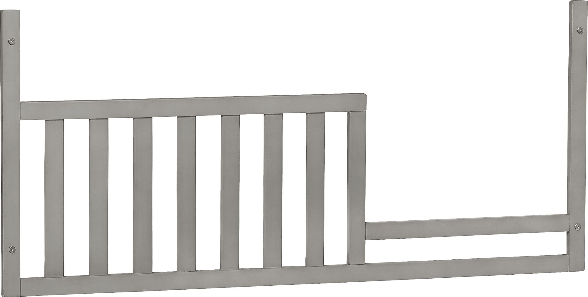 Overland Point 5 Pc Gray Bedroom Set With Crib Dresser Changing Set Toddler Rail Rooms to Go