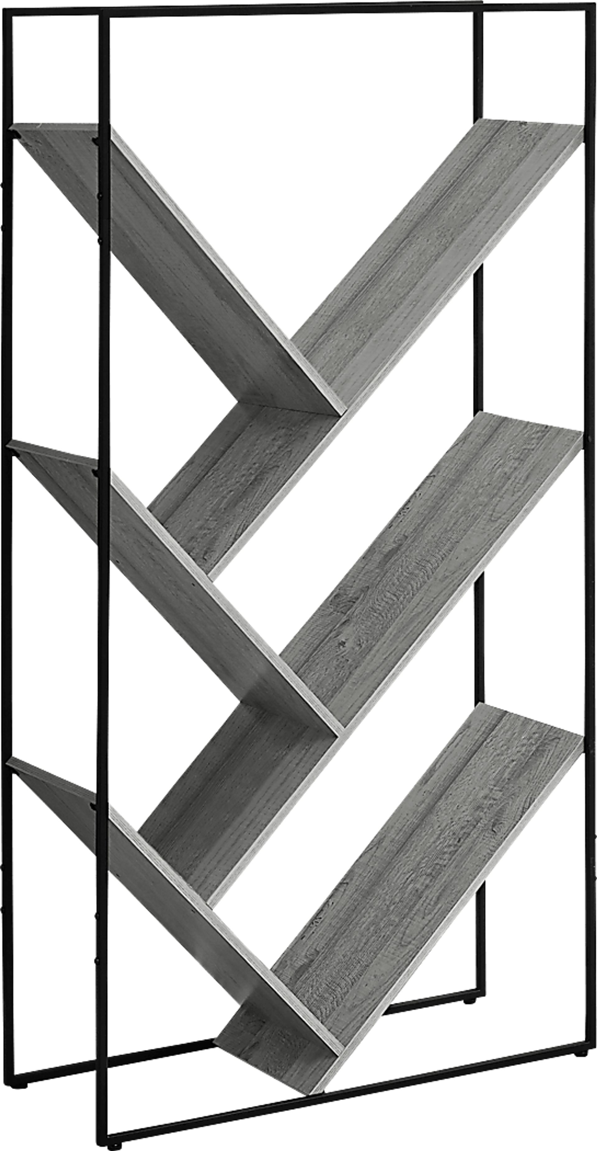 Overlook Terrace Gray Bookcase - Image 1