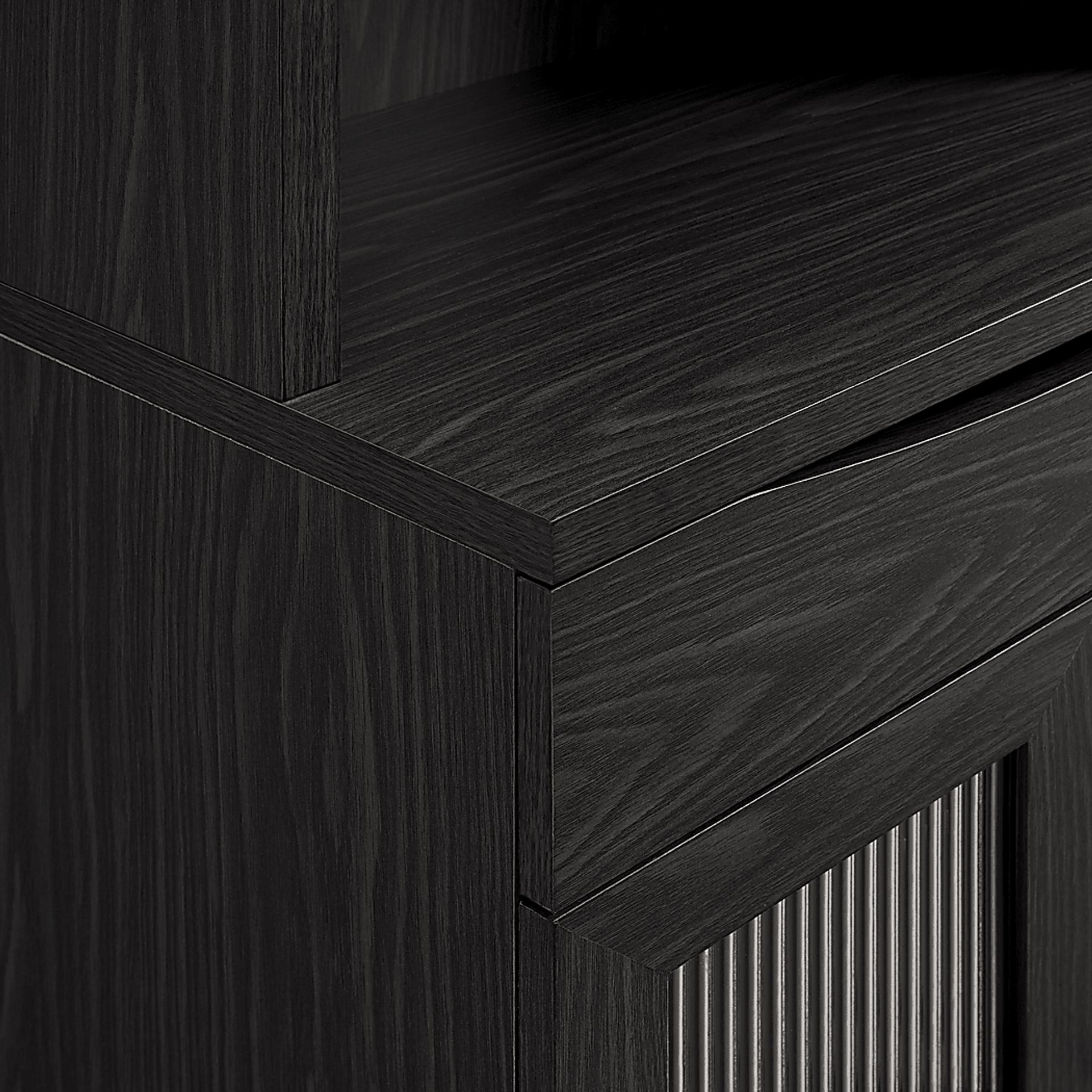 Overmead Gray Bar Cabinet - Image 5
