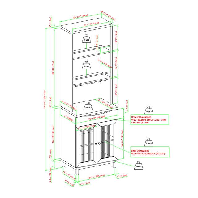 Overmead Walnut Bar Cabinet - Thumbnail - Image 6