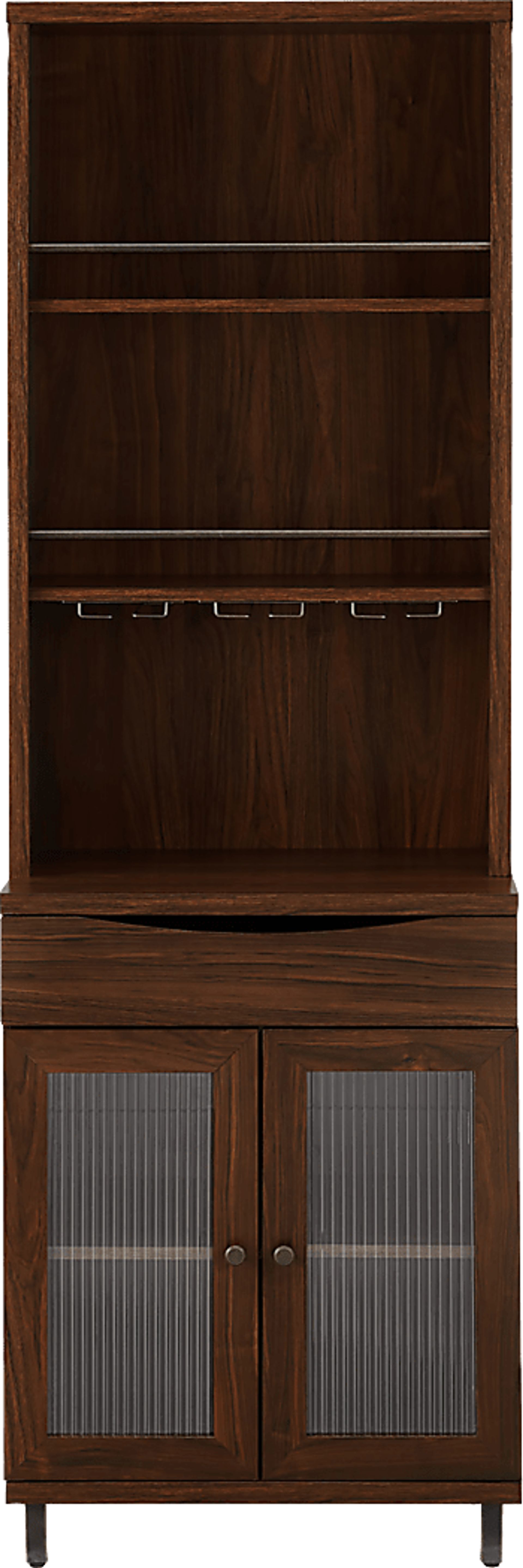 Overmead Walnut Bar Cabinet - Image 1