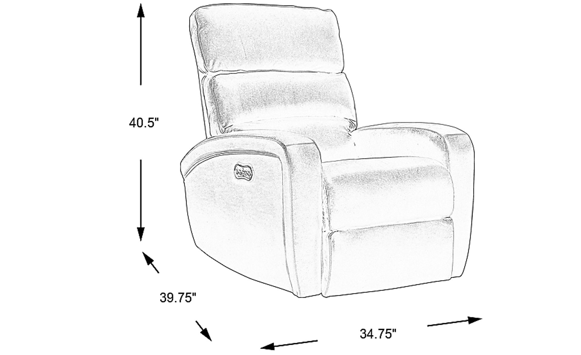 Dimension Image. Please refer to the Dimension Tab on this page for dimension details.