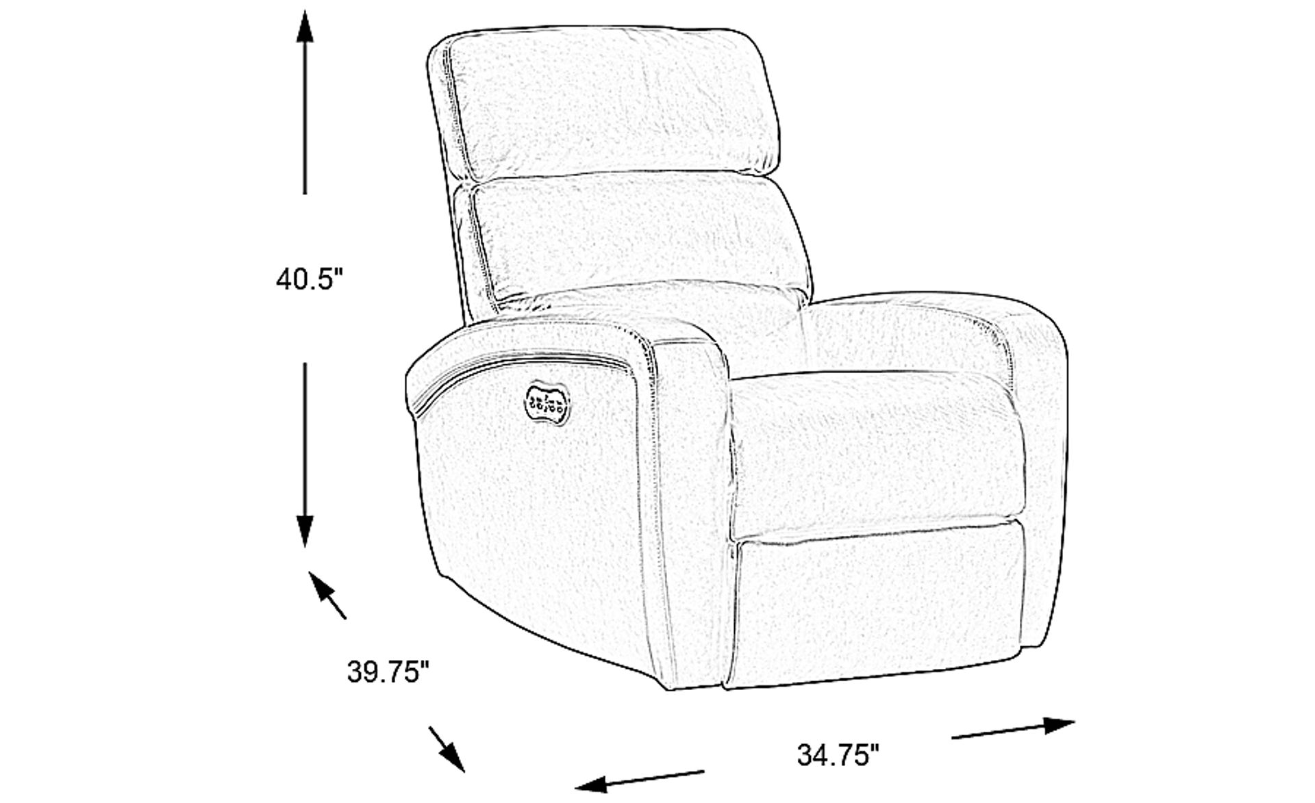 Dimension Image. Please refer to the Dimension Tab on this page for dimension details.