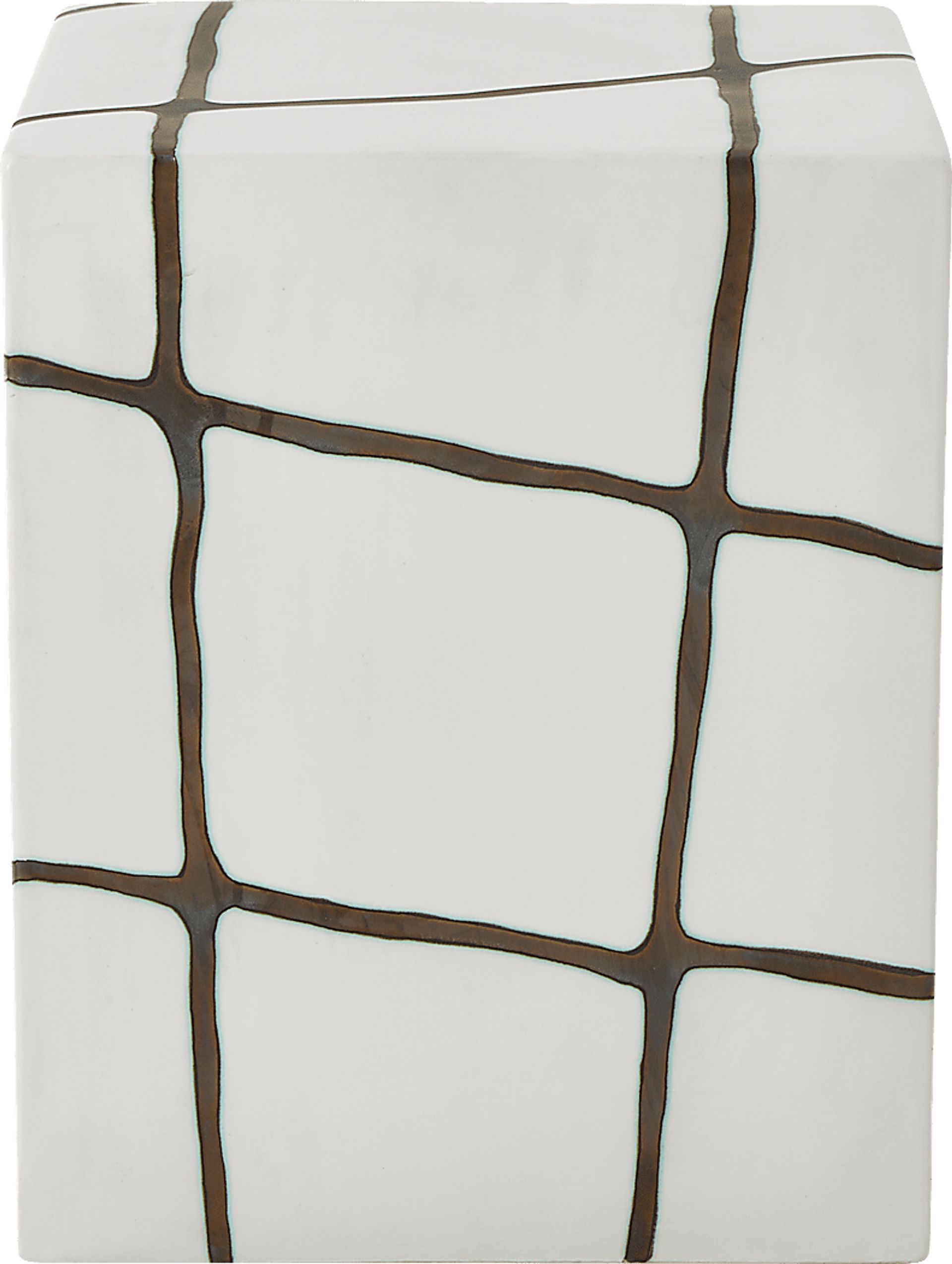 Ovina White Outdoor Stool - Image 4