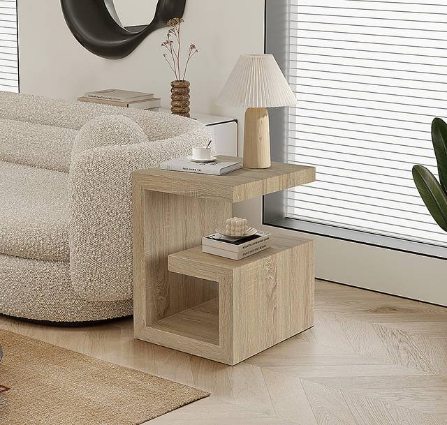 Ovita Natural End Table - Thumbnail - Image 2