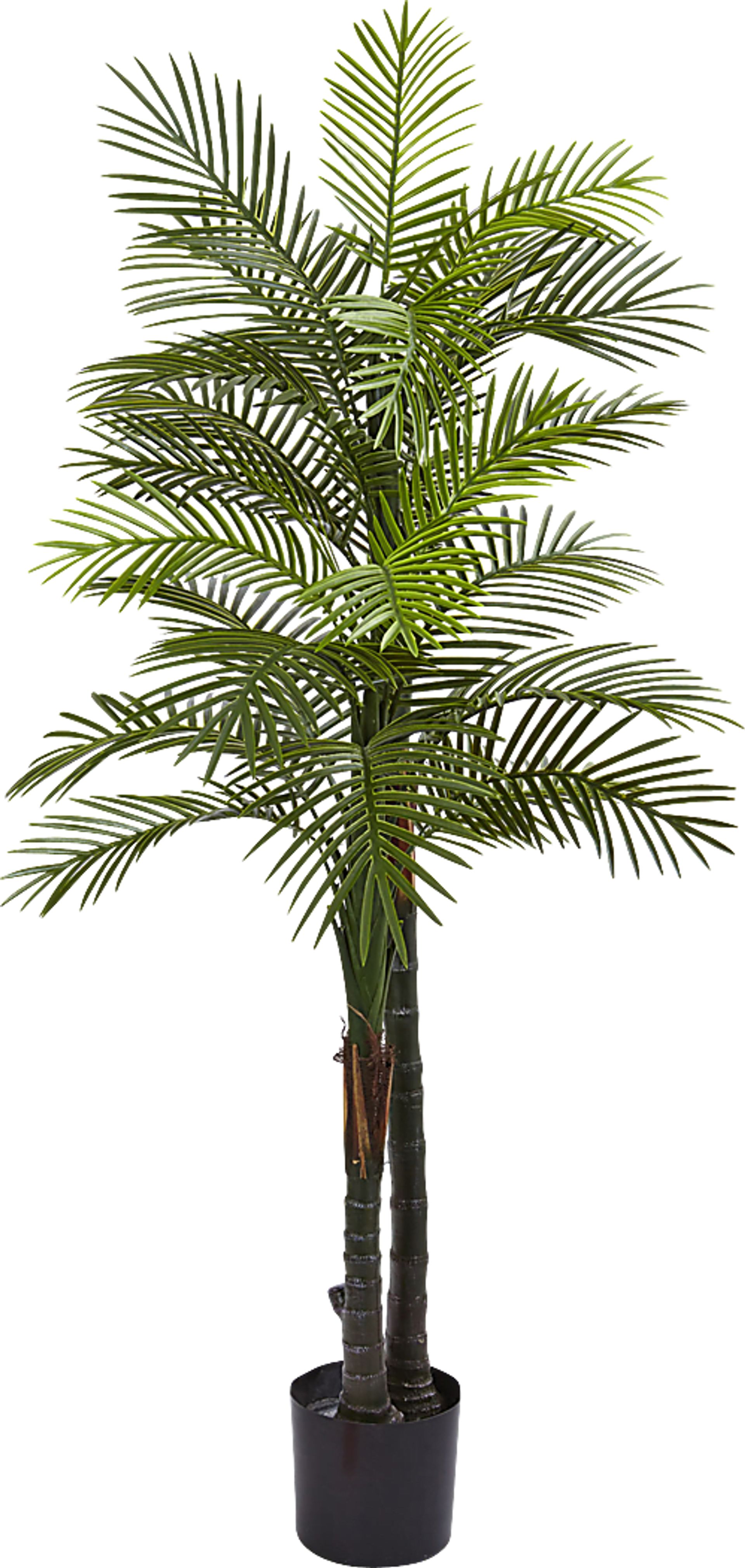 Owena Green Palm Indoor/Outdoor Silk Tree - Image 1