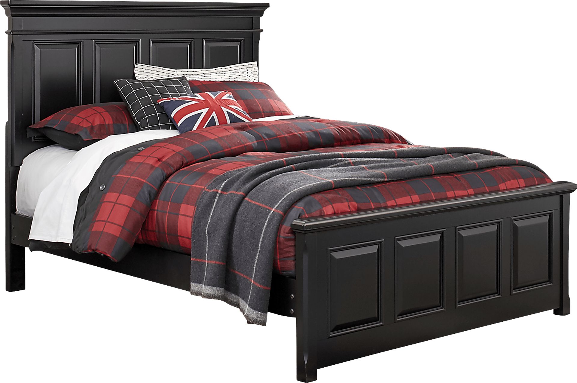 Kids Owens Valley Black 5 Pc Full Panel Bedroom - Image 2
