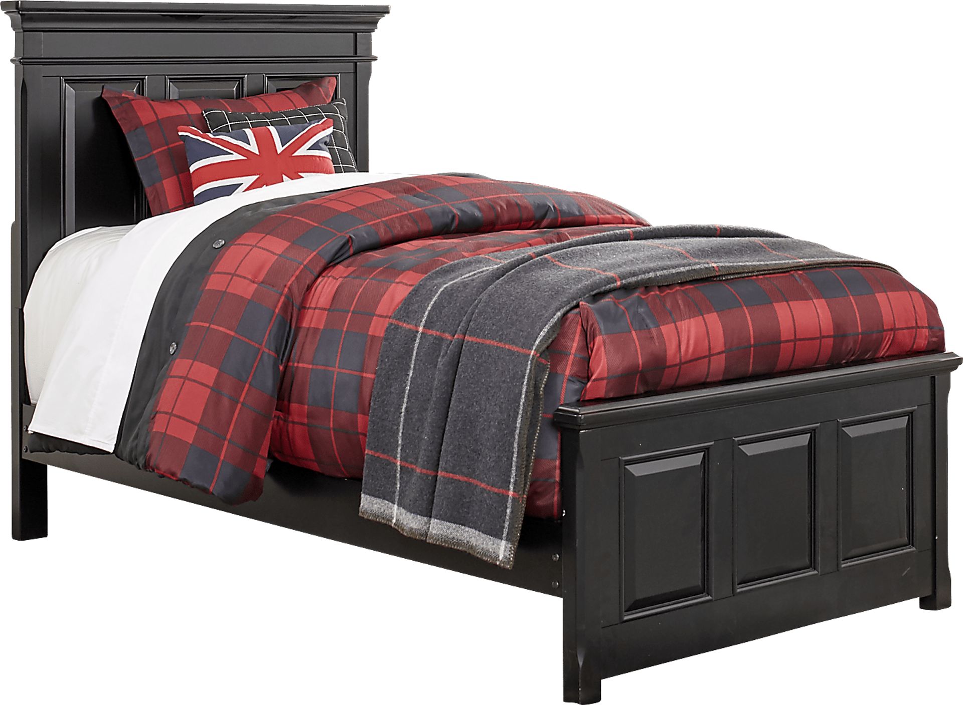 Kids Owens Valley Black 5 Pc Twin Panel Bedroom - Image 2