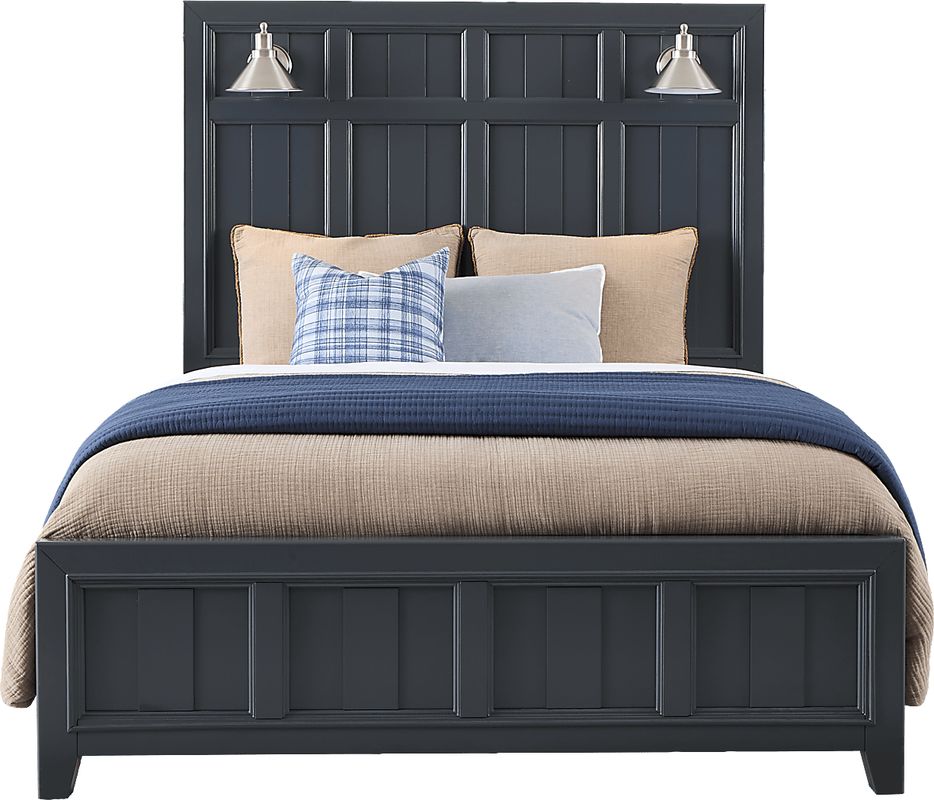 Owings Mill Graphite 3 Pc King Panel Bed