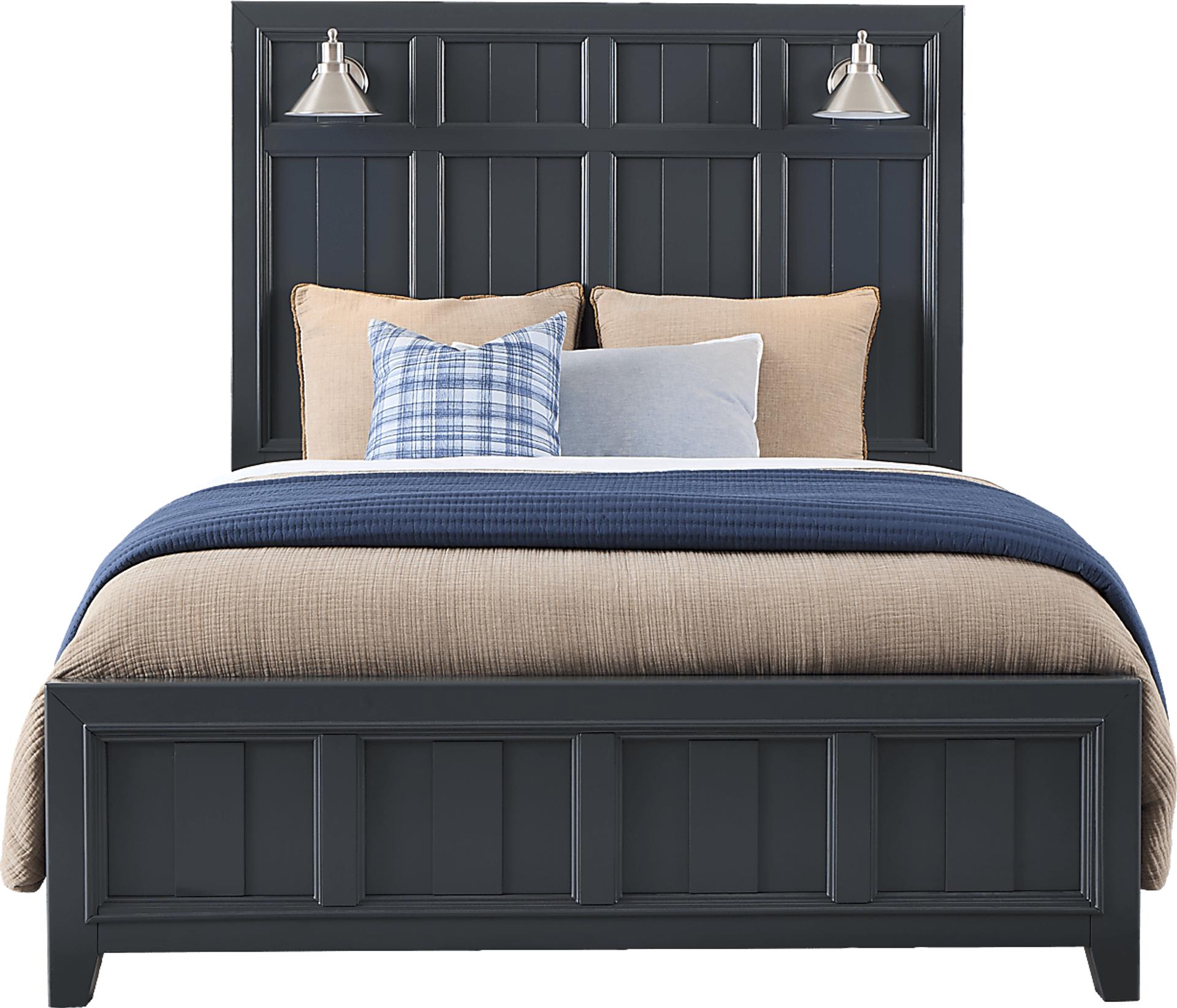 Owings Mill Graphite 3 Pc King Panel Bed