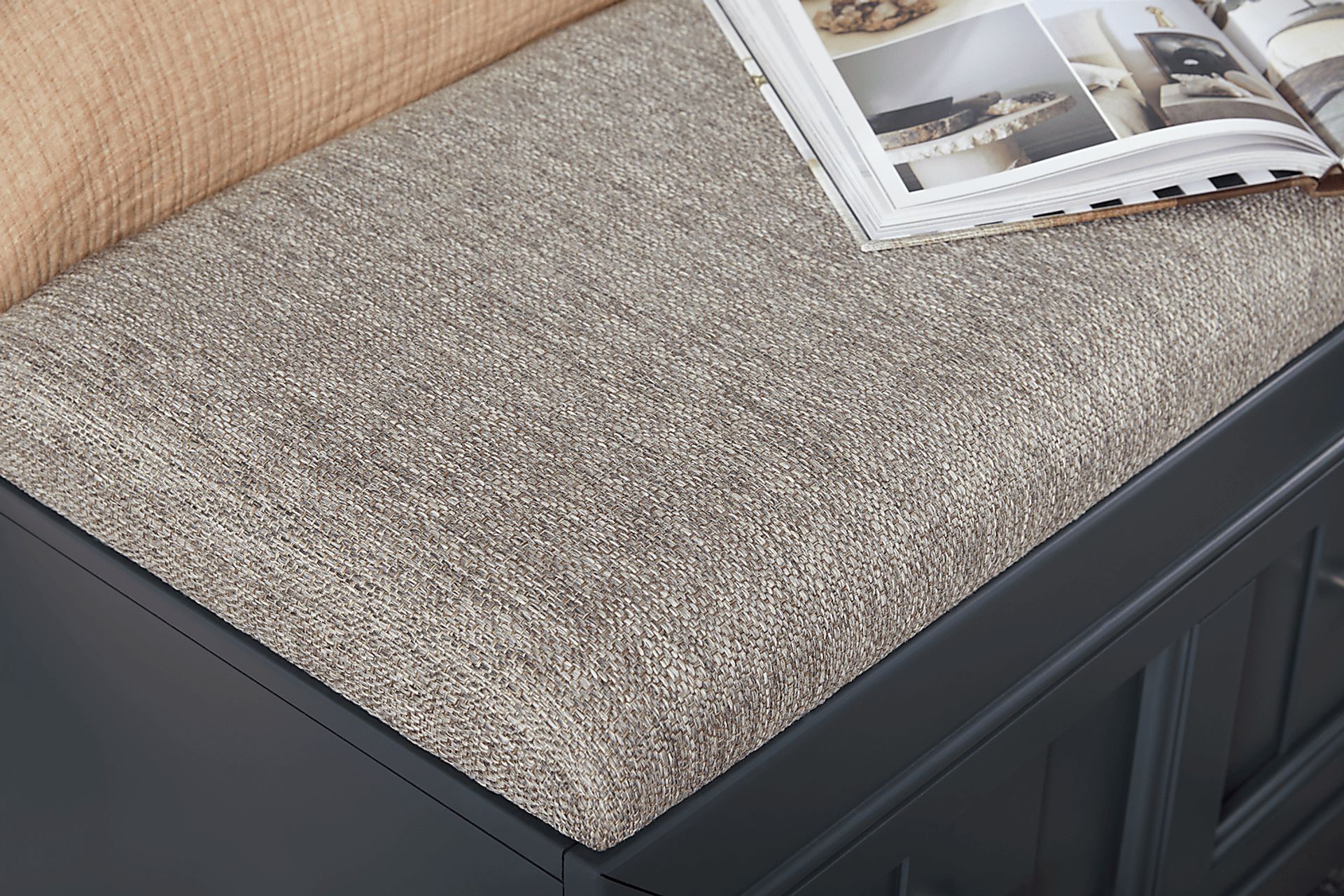 Owings Mill Graphite 7 Pc King Storage Bedroom - Image 11