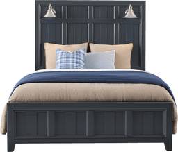 3 pc queen panel bed