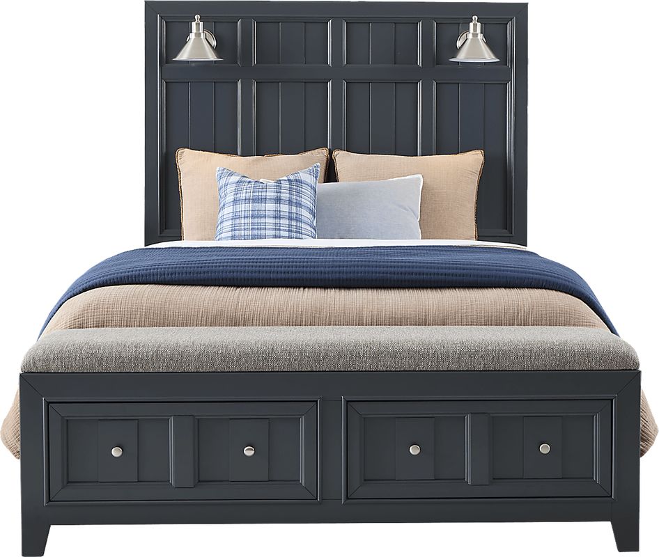 Owings Mill Graphite 3 Pc Queen Storage Bed