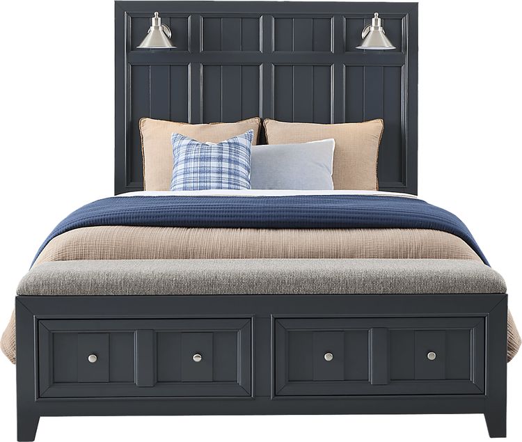 3 pc queen storage bed