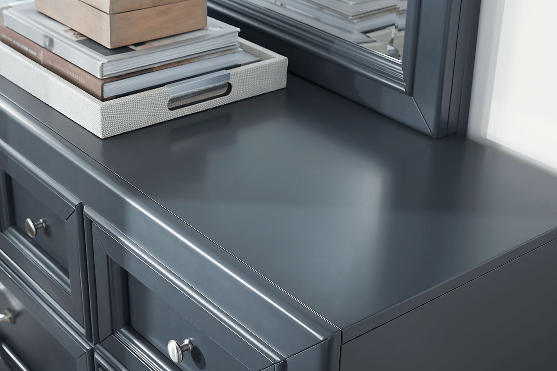 Owings Mill Graphite 7 Pc Queen Panel Bedroom - Image 11