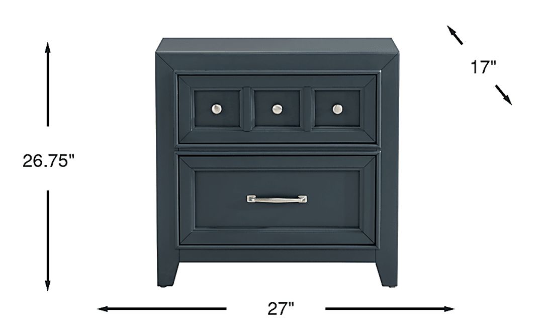 Owings Mill Graphite Nightstand