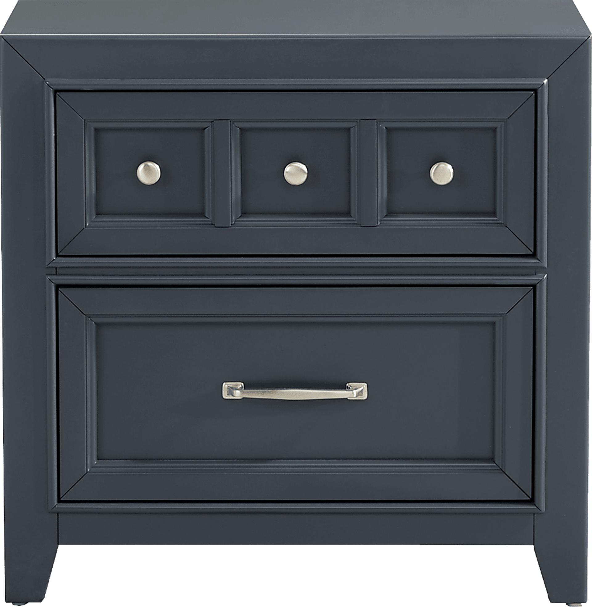 Owings Mill Graphite Nightstand