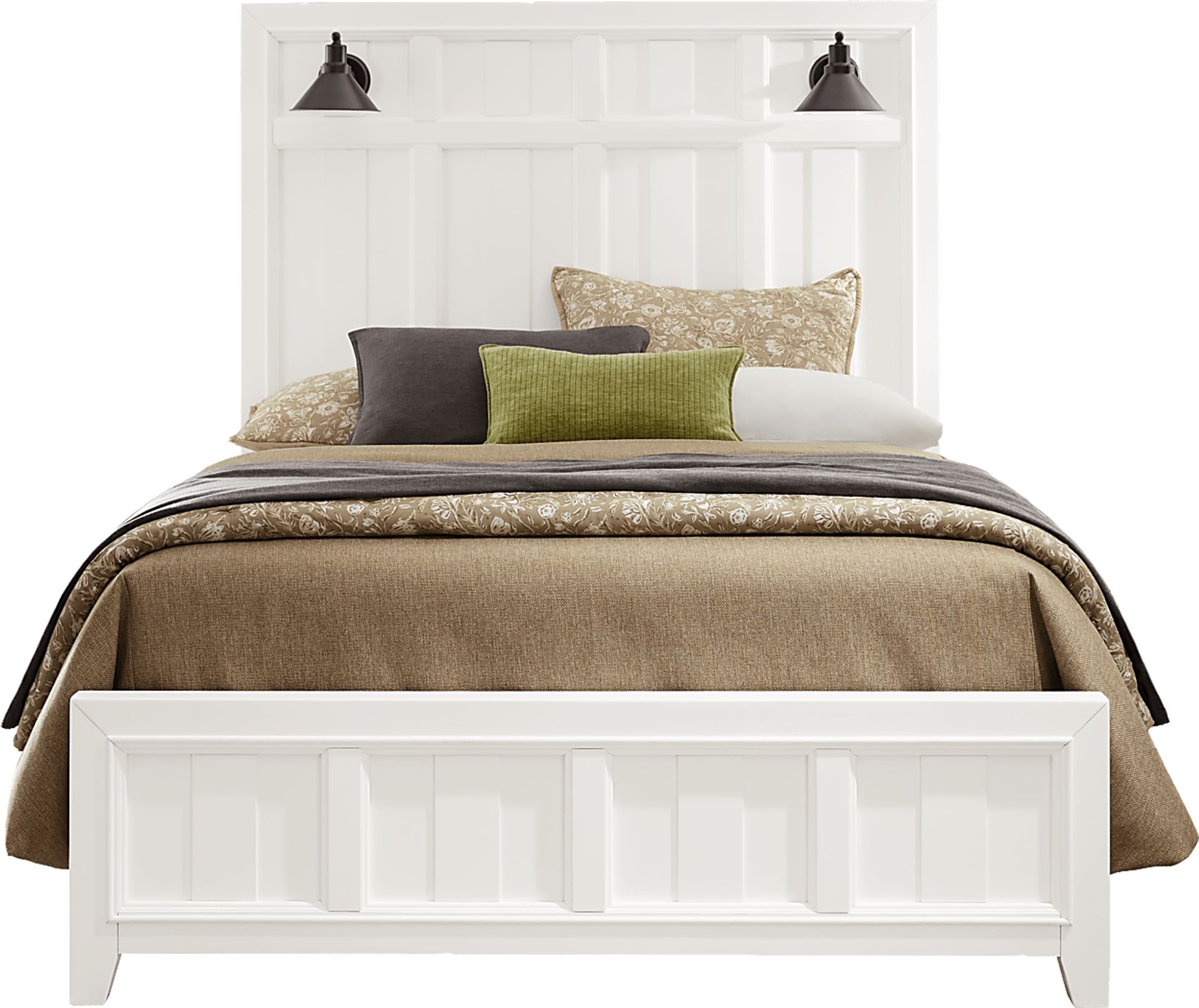 Owings Mill White 7 Pc Queen Panel Bedroom - Image 3