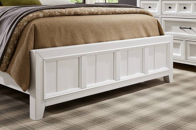 Owings Mill White 5 Pc Queen Panel Bedroom - Thumbnail - Image 6