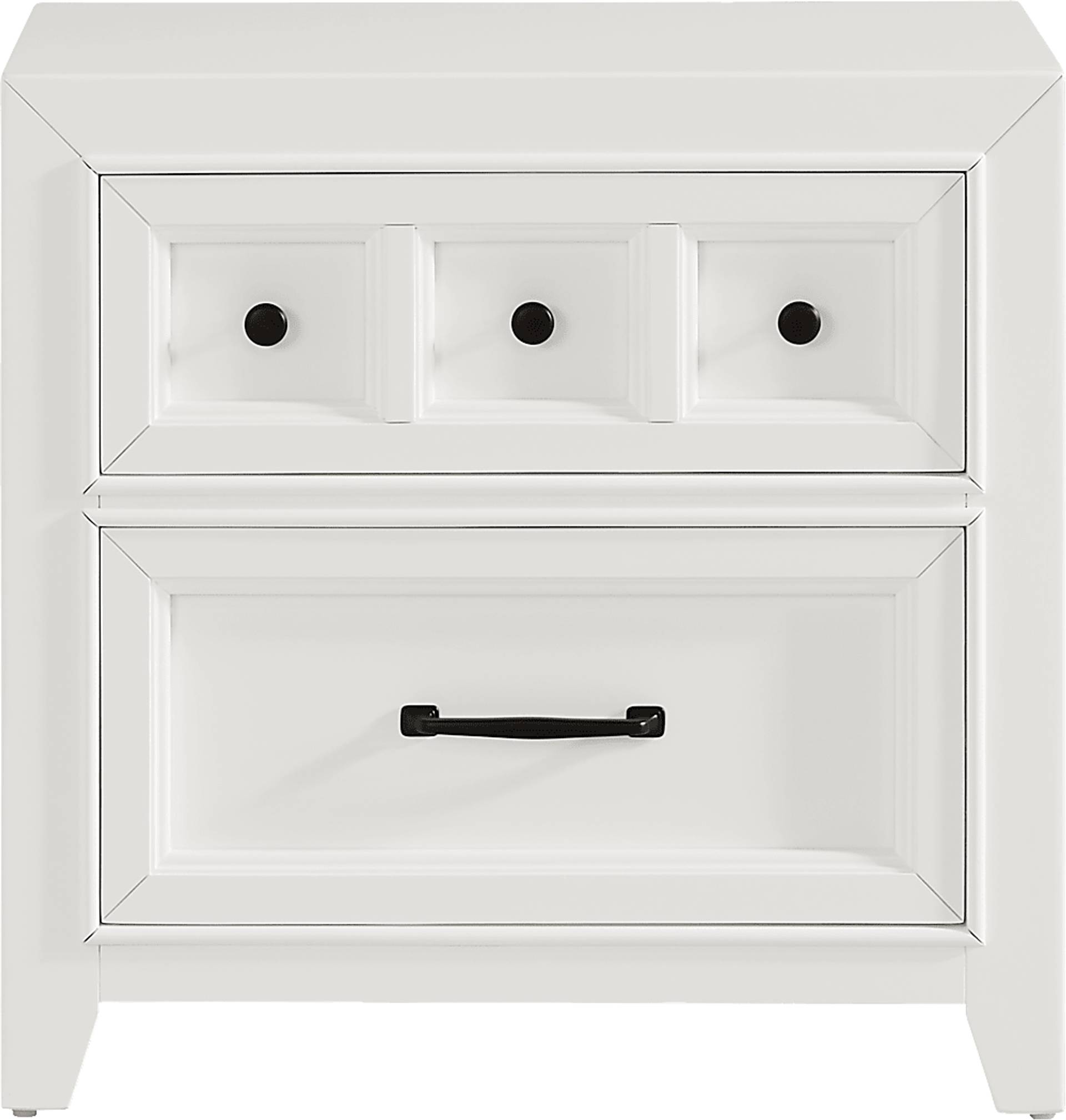white nightstand