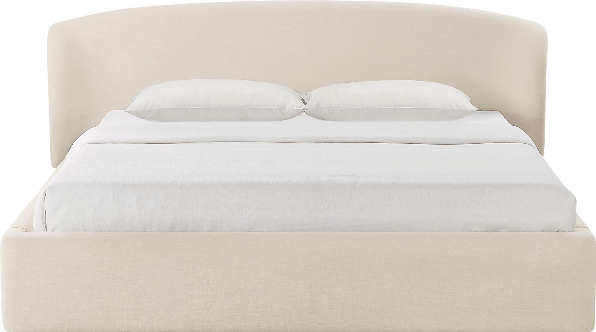 Owlair Cream King Storage Bed - Image 3