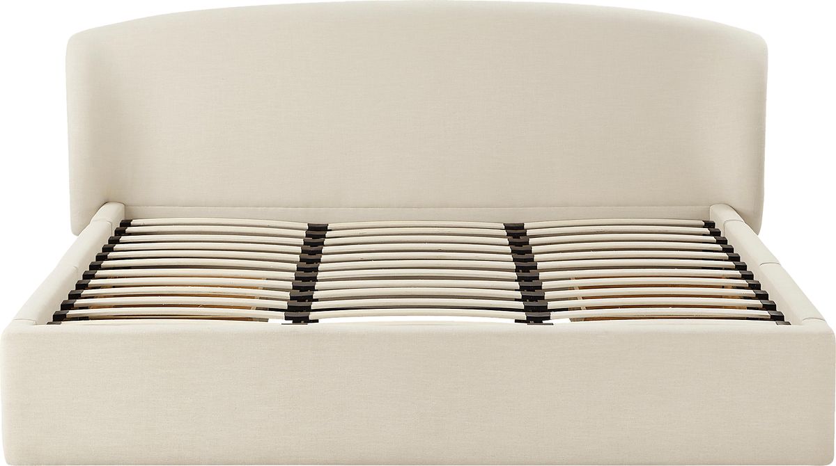 Owlair Cream Beige King Storage Bed | Rooms to Go
