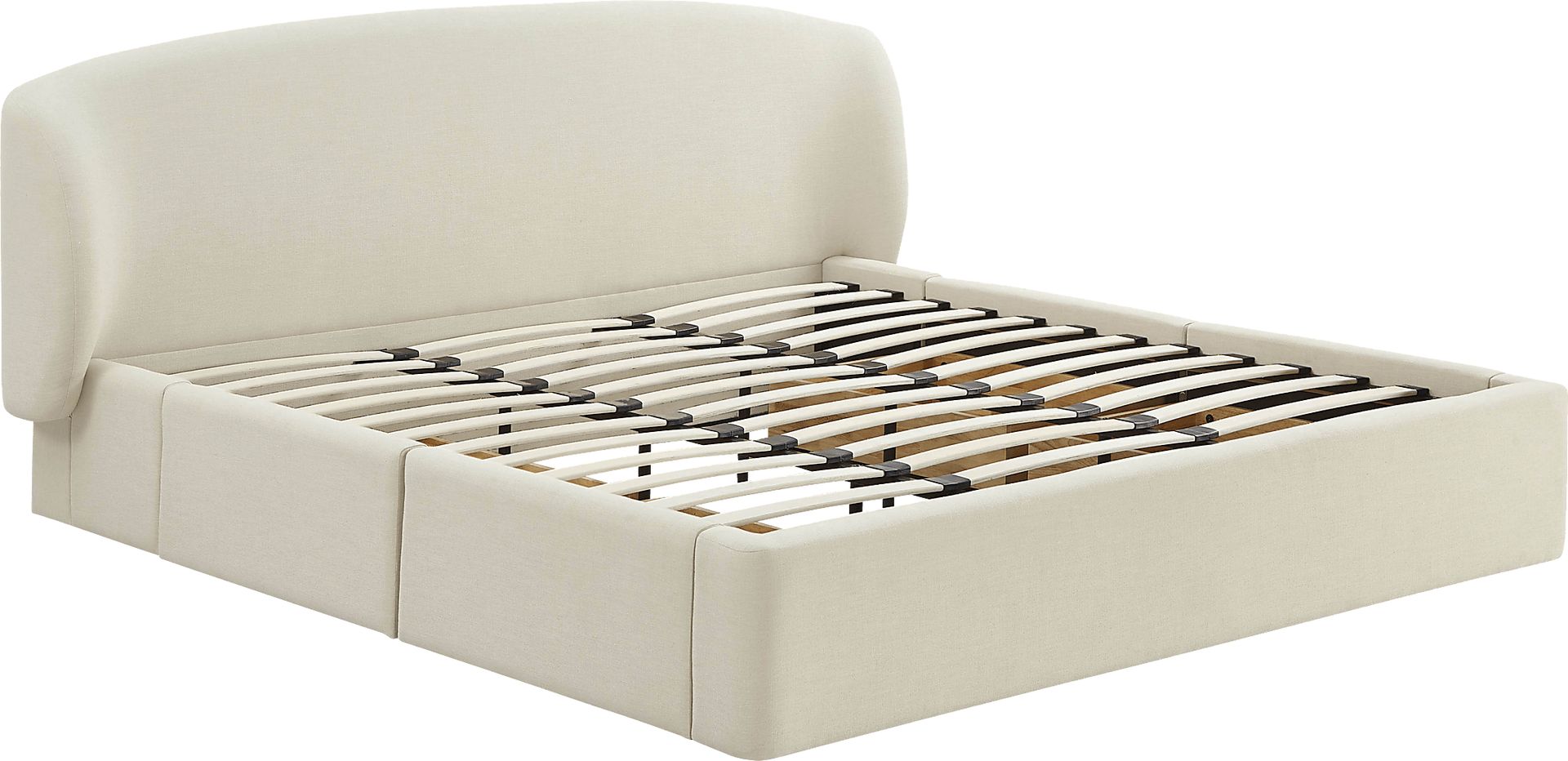 Owlair Cream King Storage Bed - Image 10