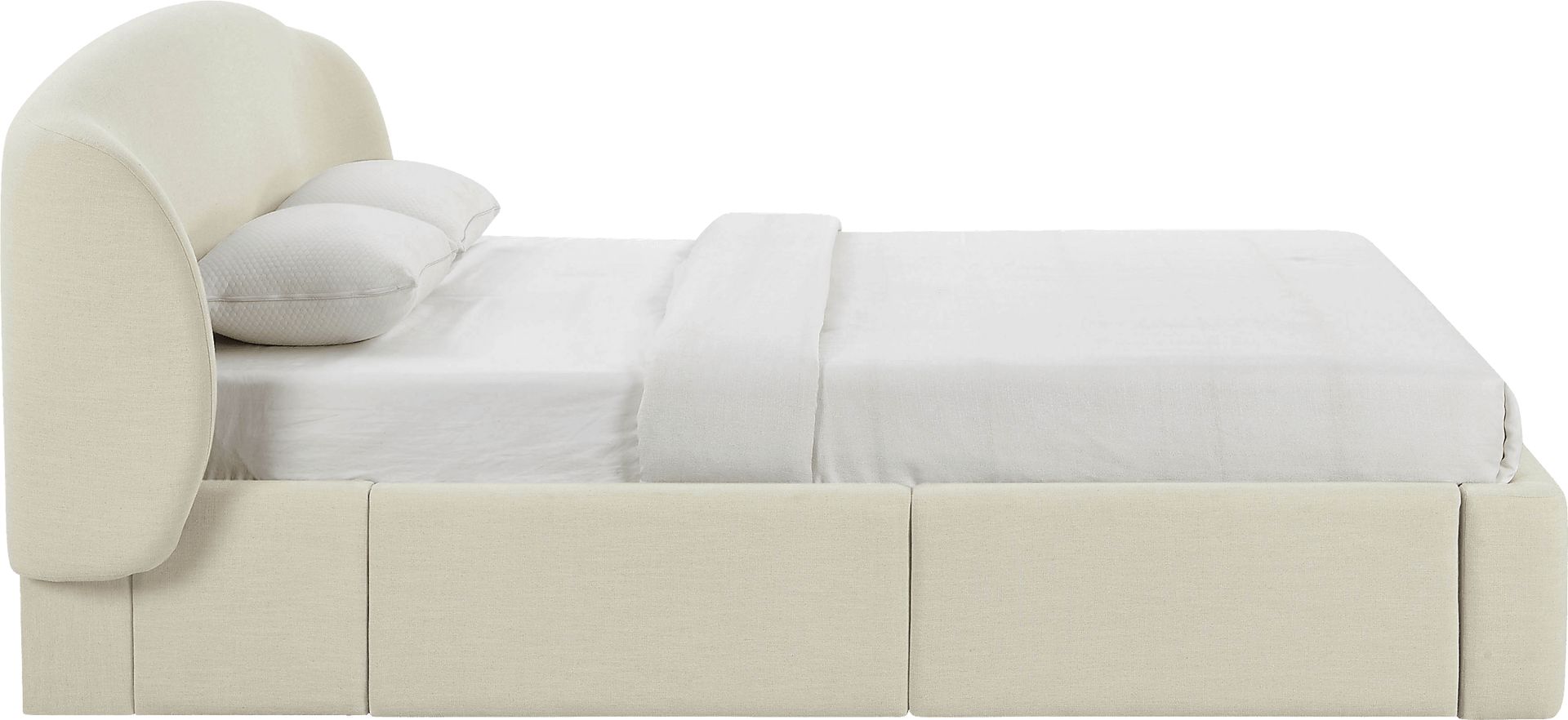 Owlair Cream Queen Bed - Image 11