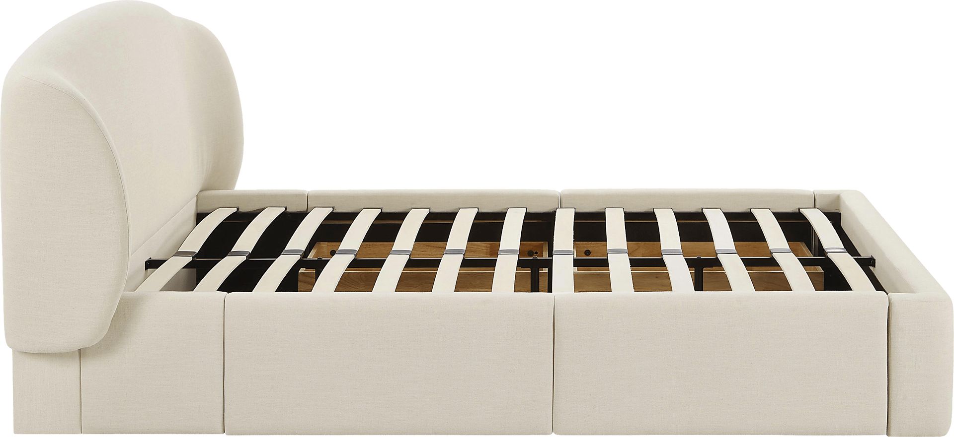 Owlair Cream Queen Bed - Image 8